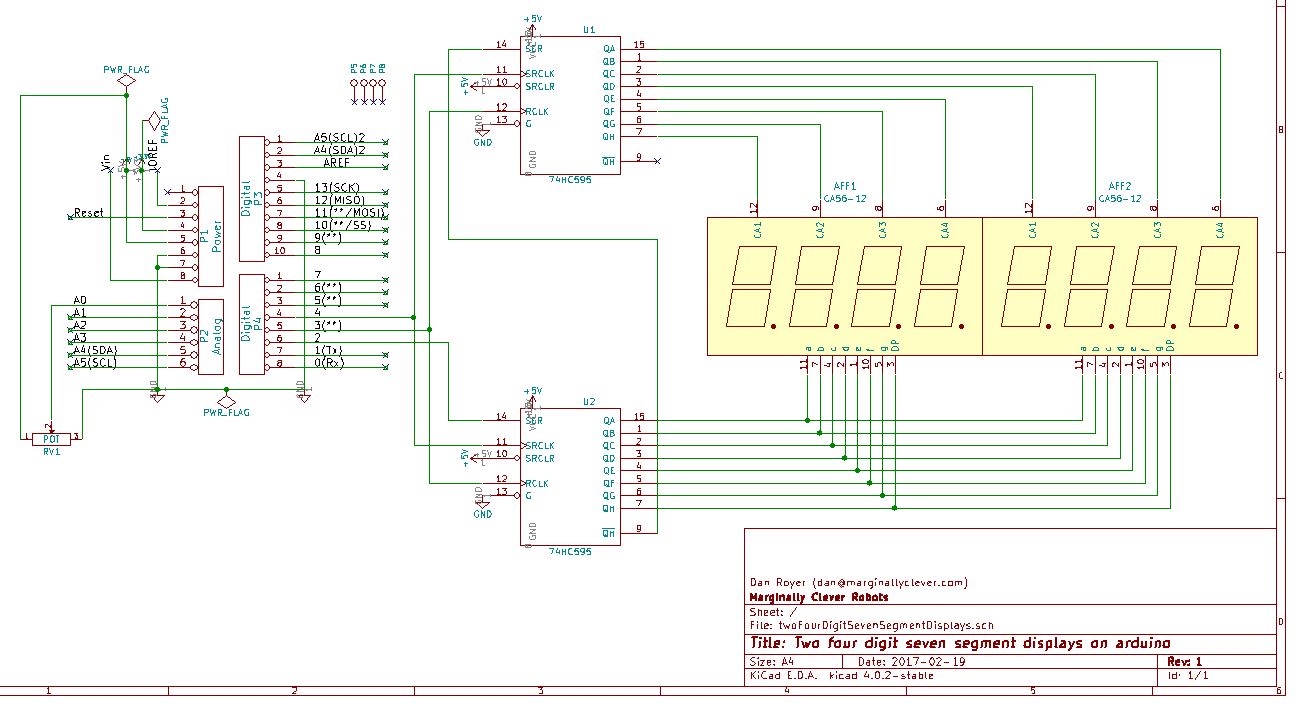 7 Segment Led Display Max7219 Shift Registers Arduino Tutorial 21 Images 4031